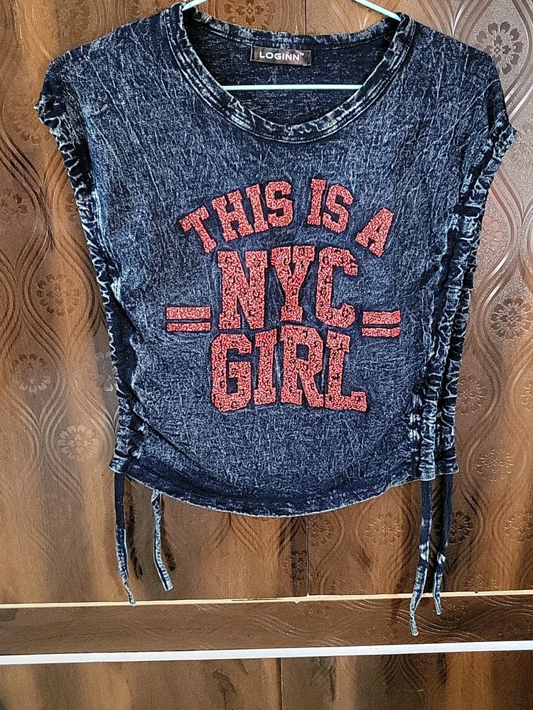 Denim Top For Girls