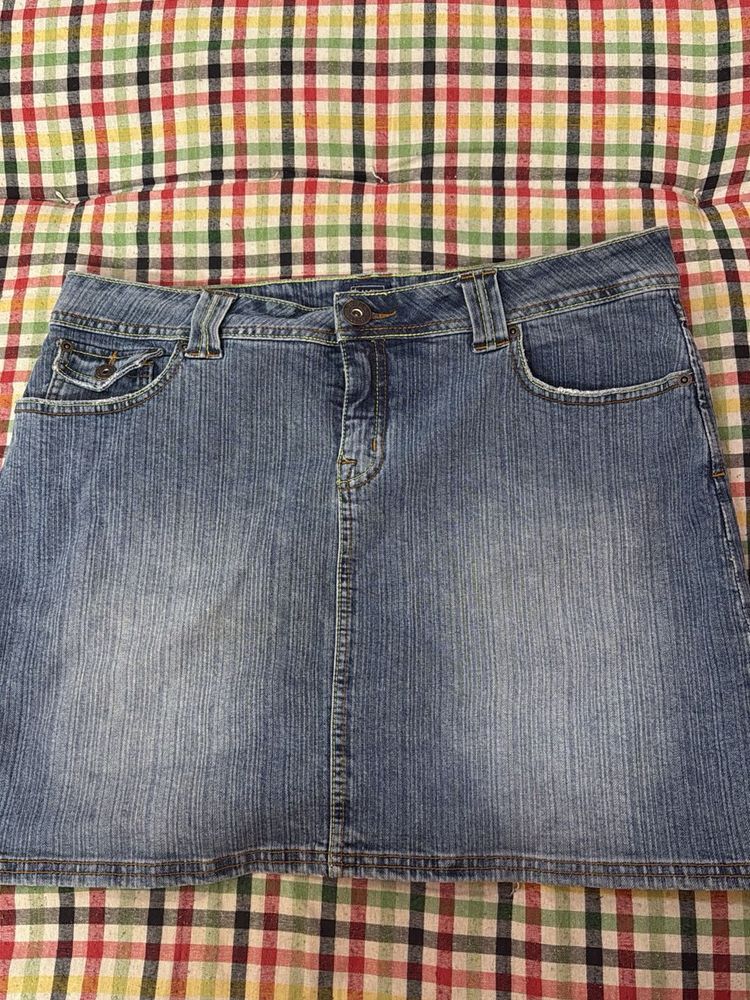 Denim Mini Skirt