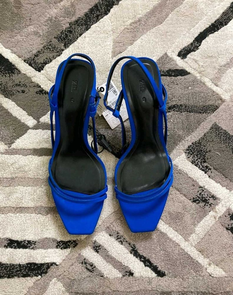 Zara Royal Blue Heels