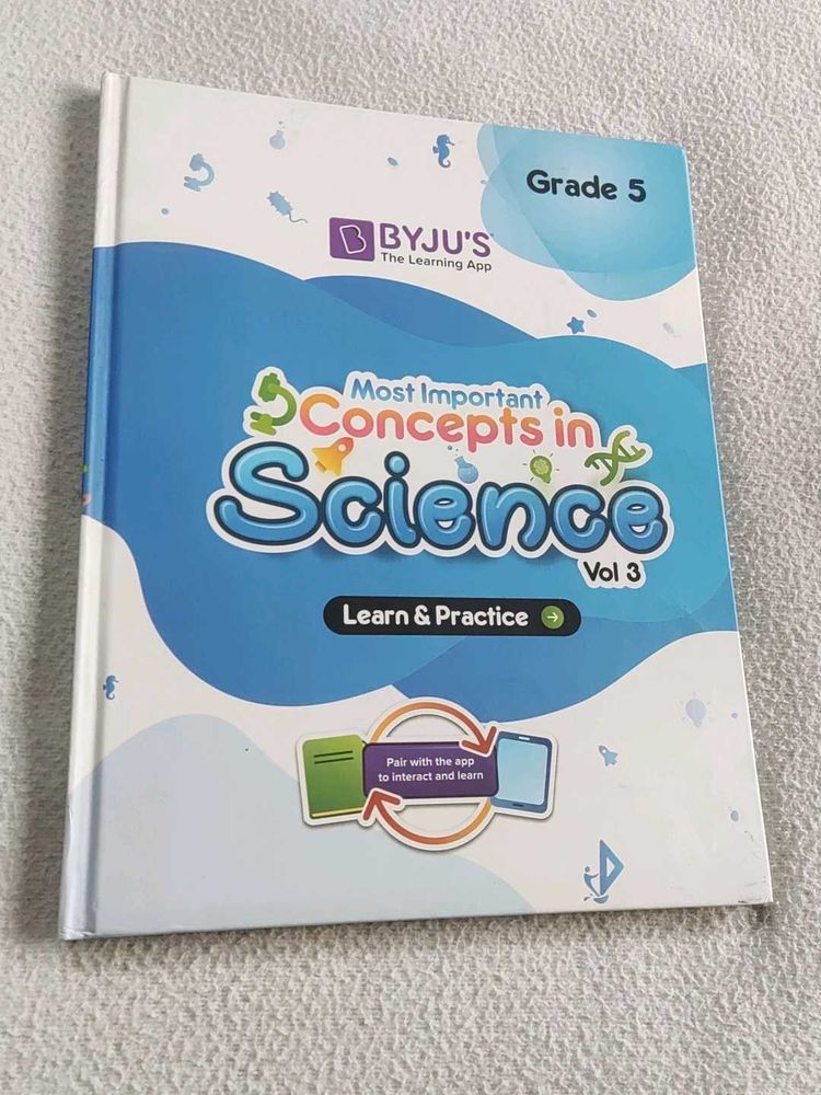 Class 5 Science Volume 3 Practice Workbook.