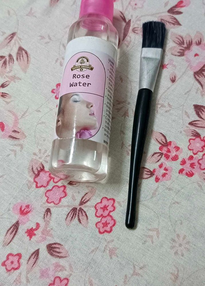 Rose Water + Brush
