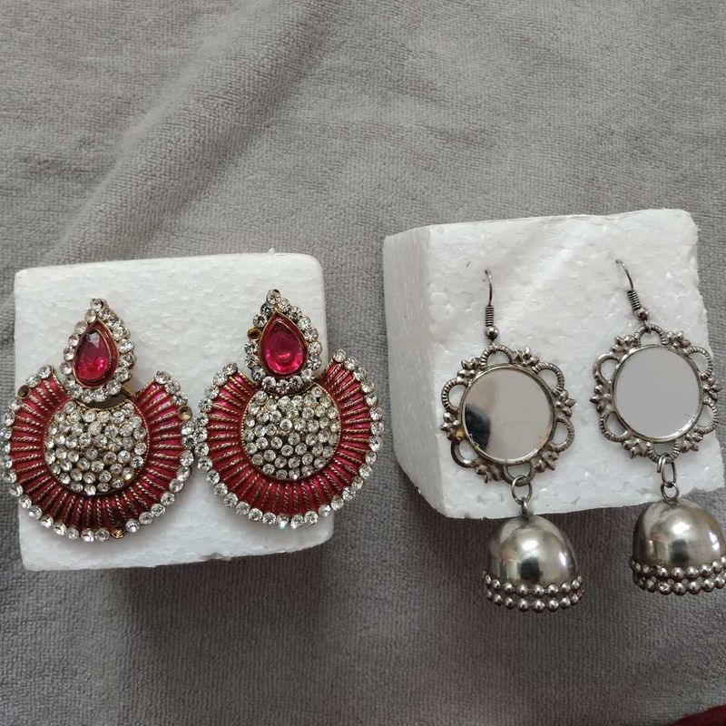 2 Earrings Combo