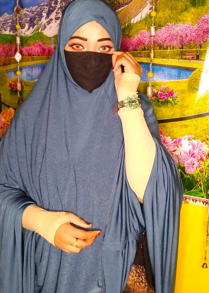 Elegant Blue Hijab