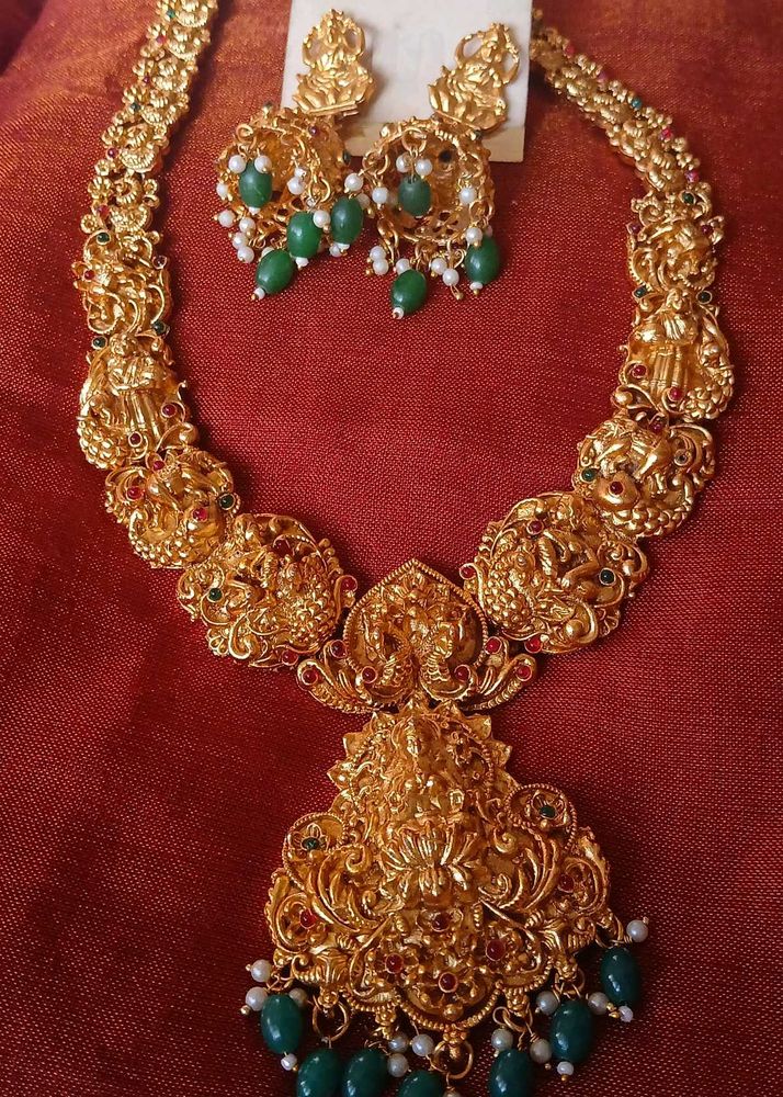 Long Temple Jewellery Set