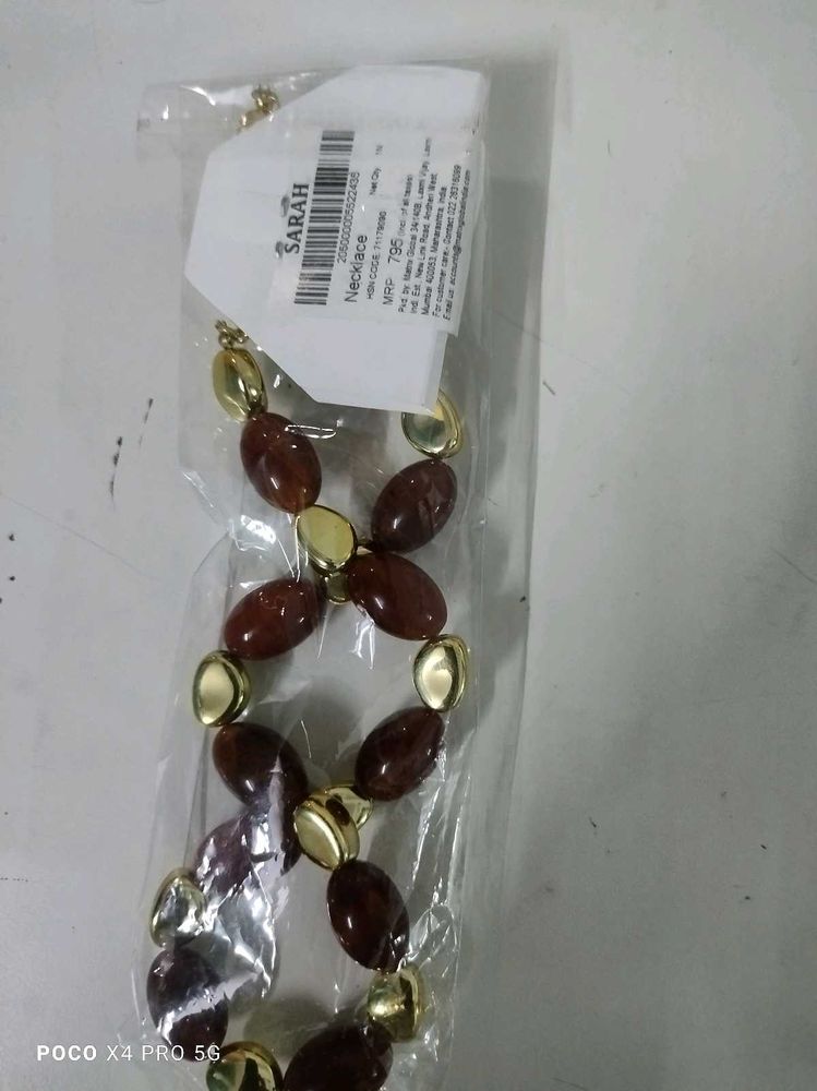 SARAH Brown Necklace
