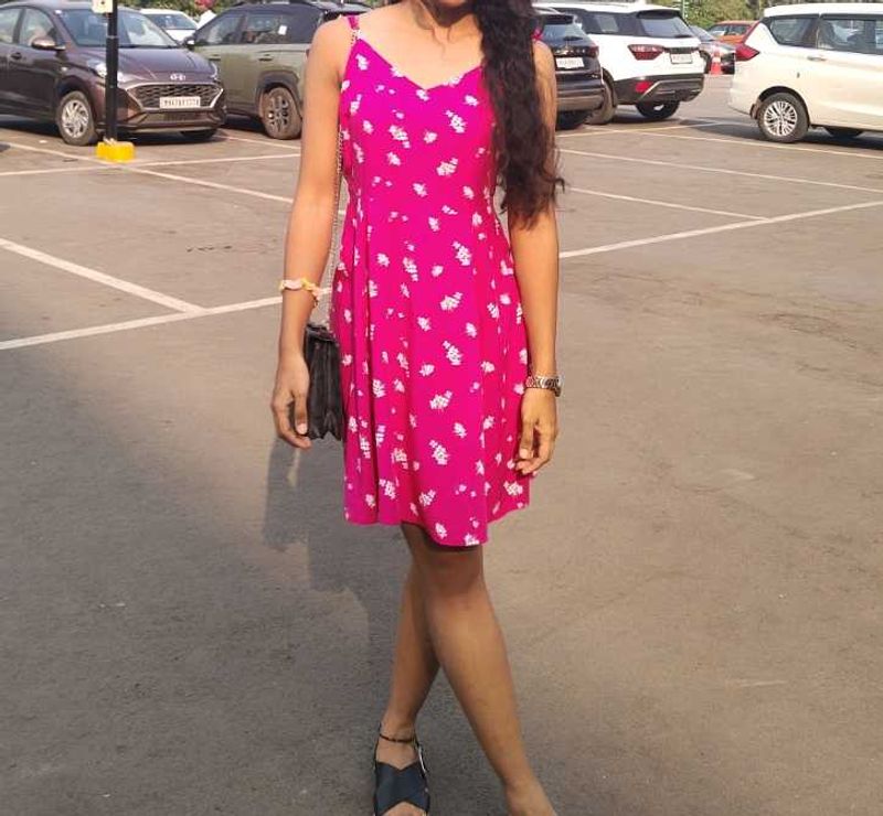 Pink Floral Sundress