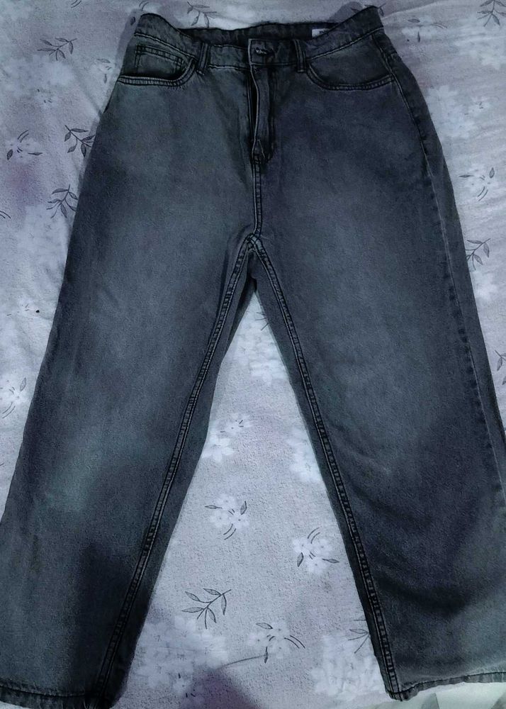 Gray Denim Jeans
