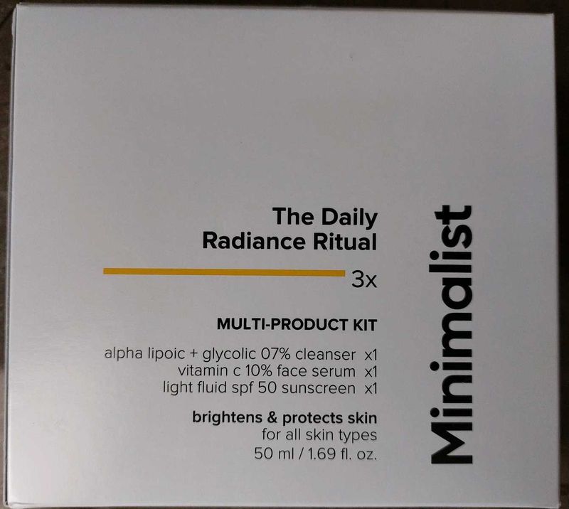 Minimalist Daily Radiance Ritual Kit