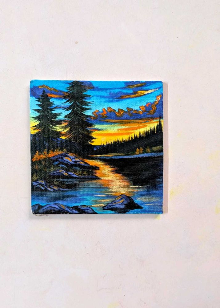 Mini Original Landscape Painting