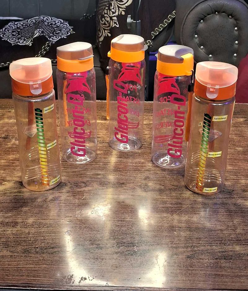 Combo Of 5 Bottles For Water Soft Drinks etc.