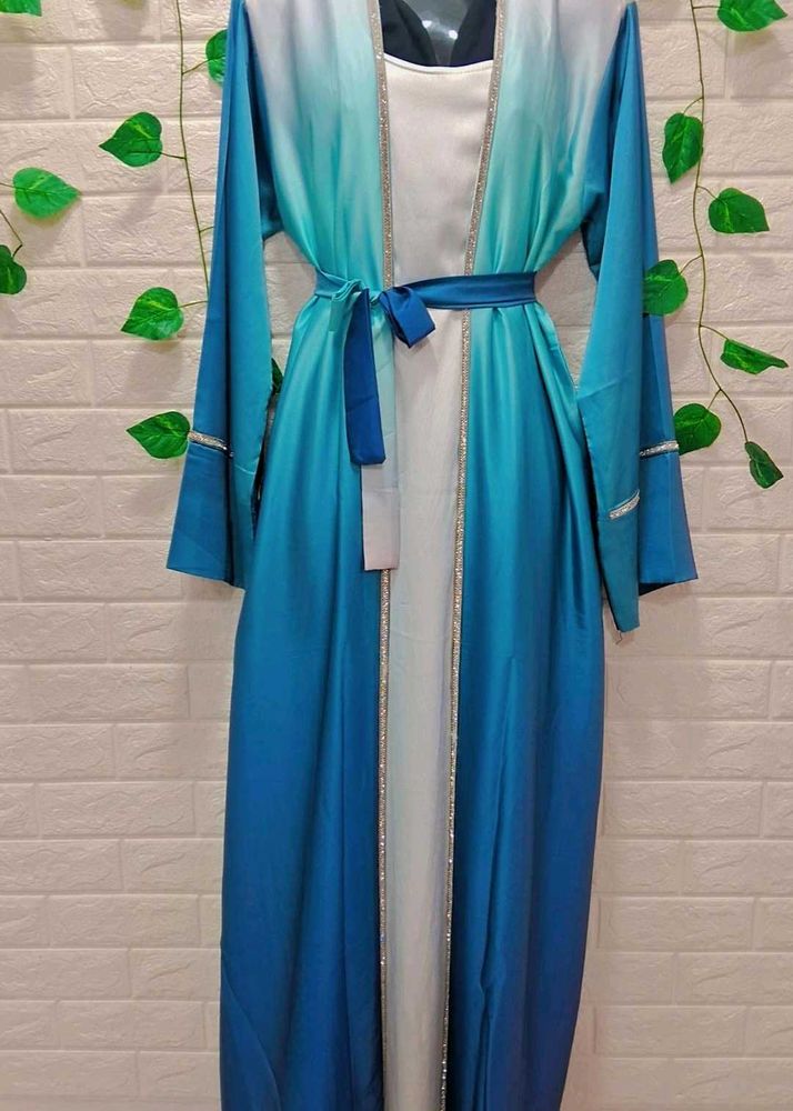 NEW DUBAI SATIN ABAYA BURKHA
