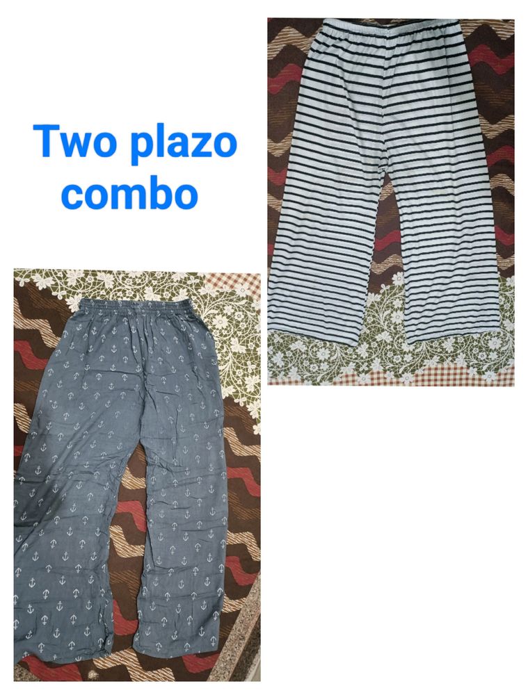 Combo Of Palazzo And Short