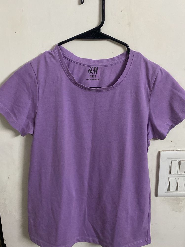 H&amp;M Purple T-Shirt
