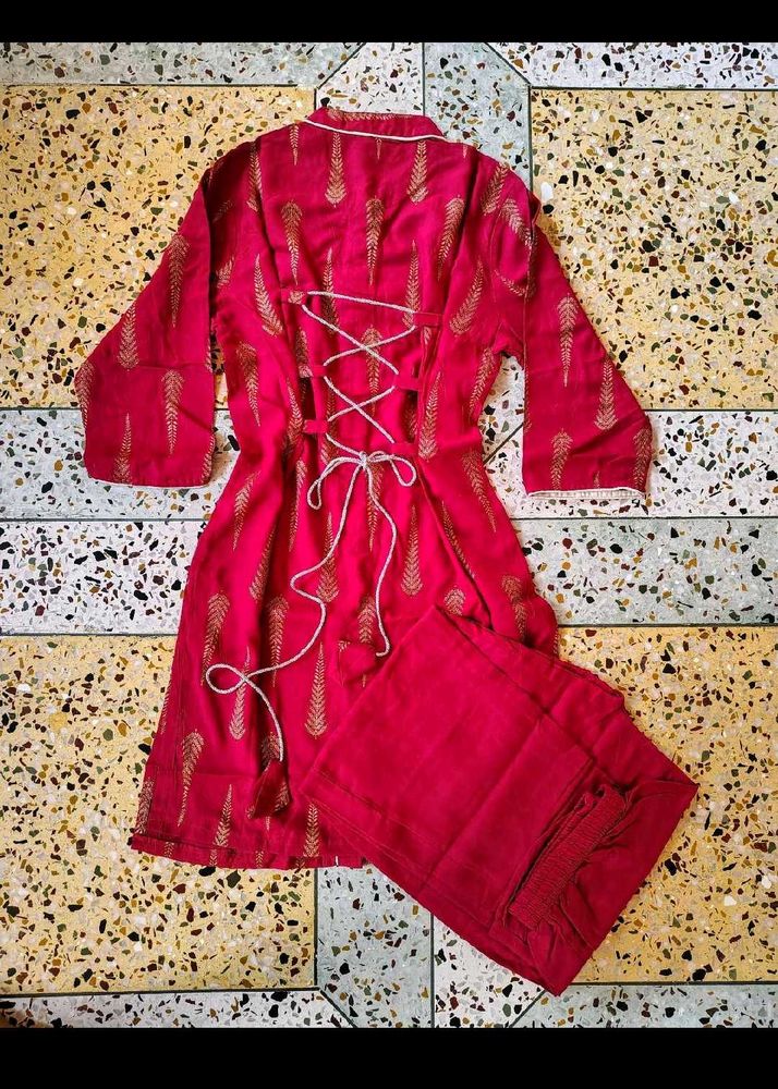 Printeresty Corset Kurti Set