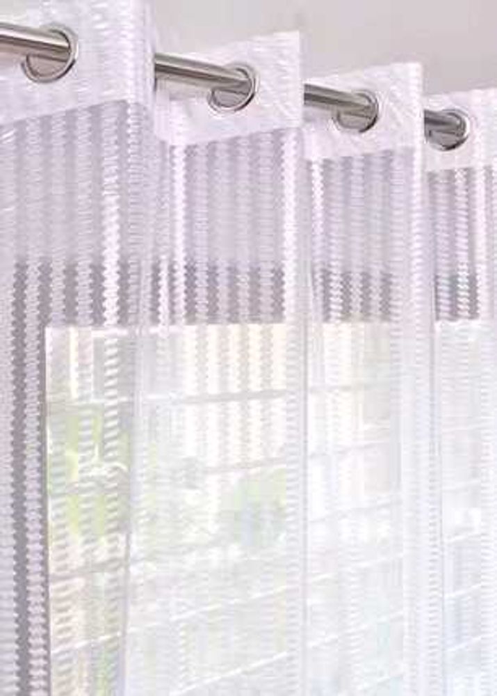 New Silver White Net Curtain