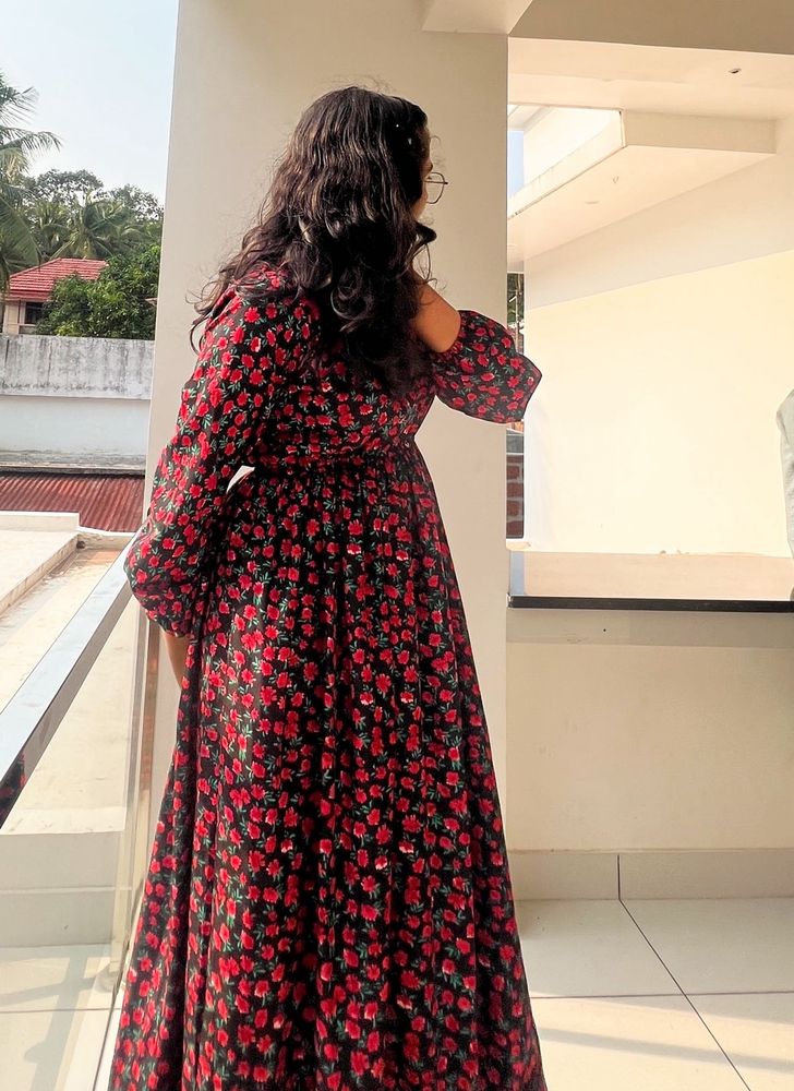 Floral printed dress