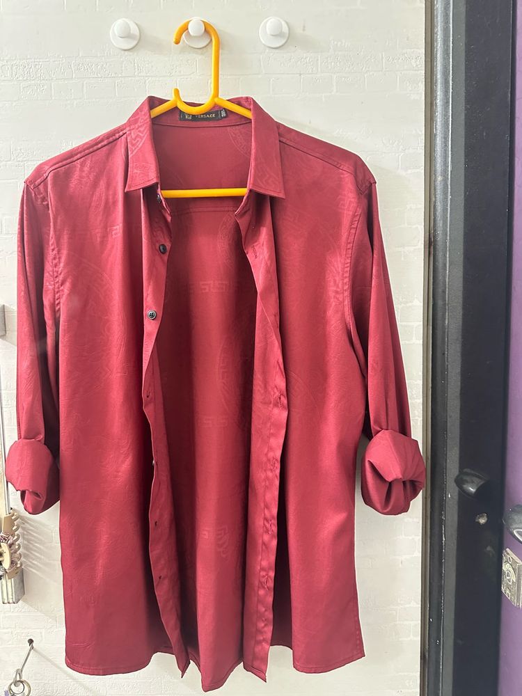 Red Versace Shirt