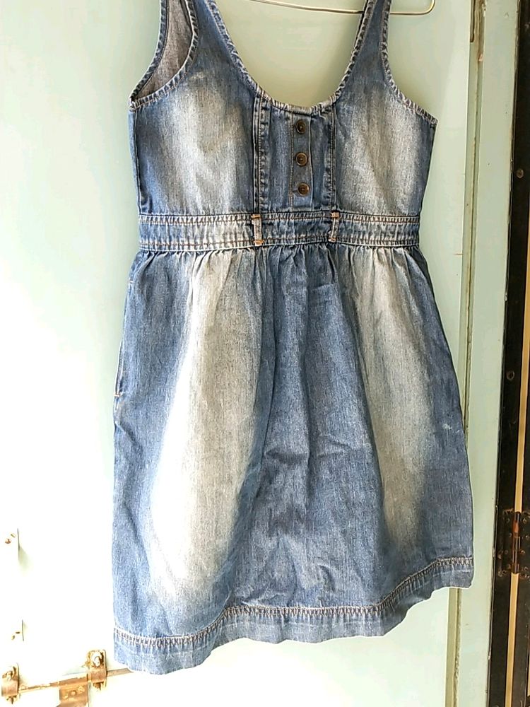 Jeans Branded Short Dress