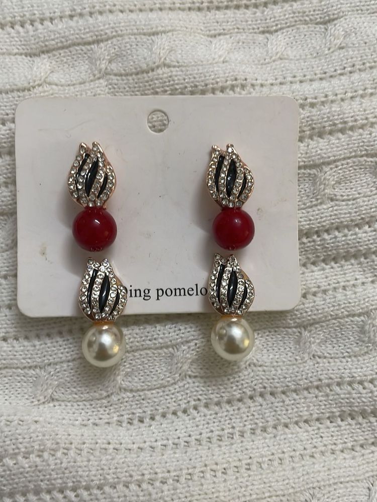 Elegant Pearl Drop Earrings