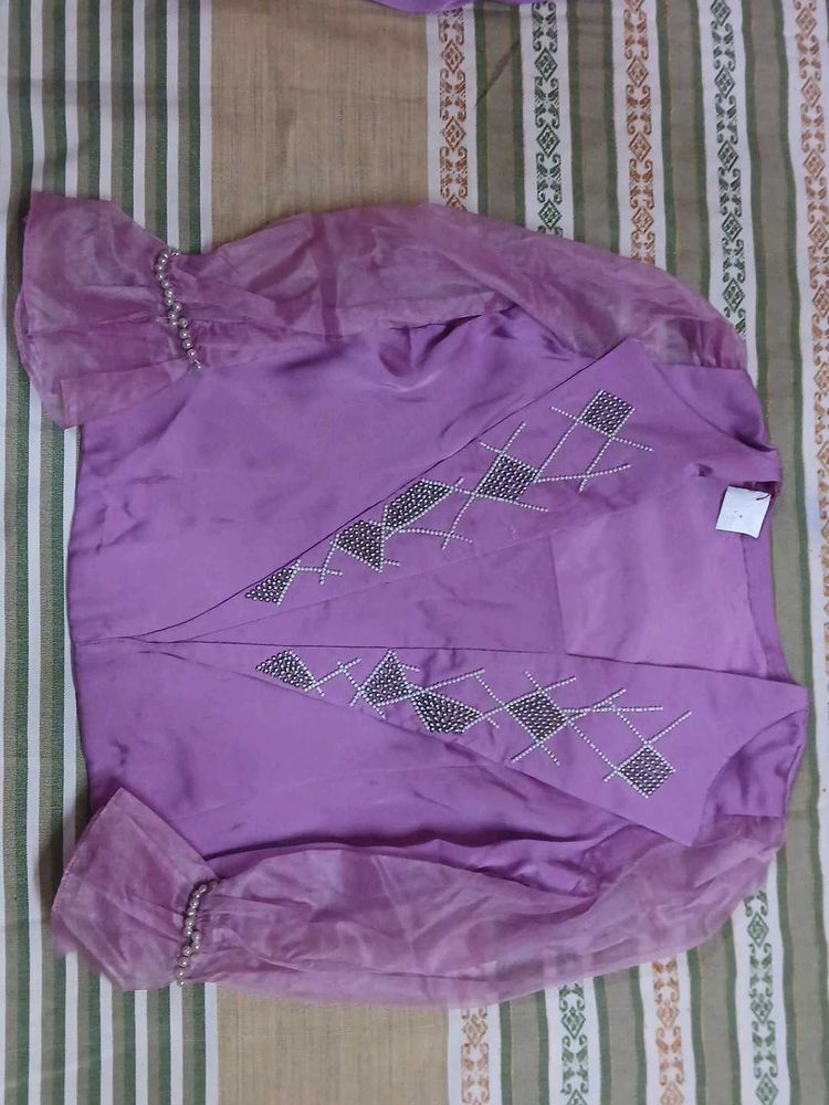 Stylish Purple Top