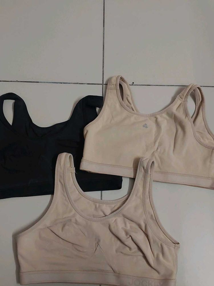 JOCKEY-Set of 3-Comfortable Sports Bras