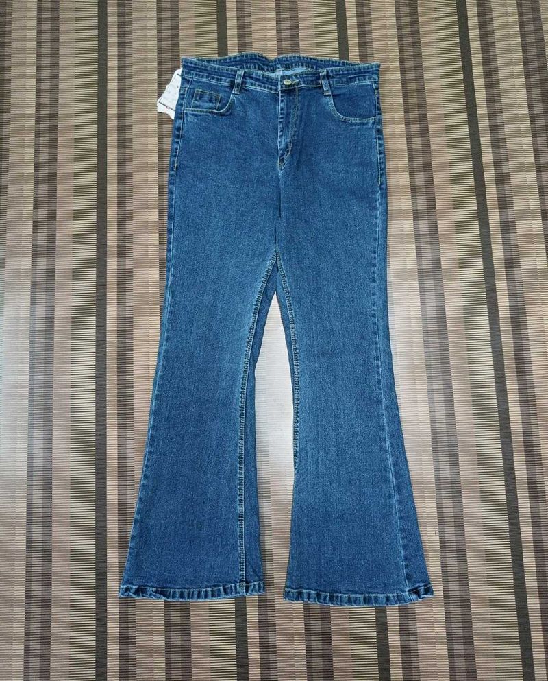 Blue Bootcut Jeans 28 Size