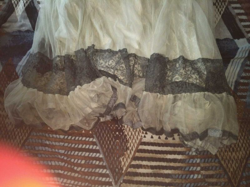 Lace Trim Skirt