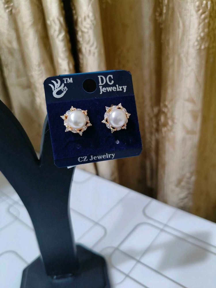 Pearl Stud Earrings