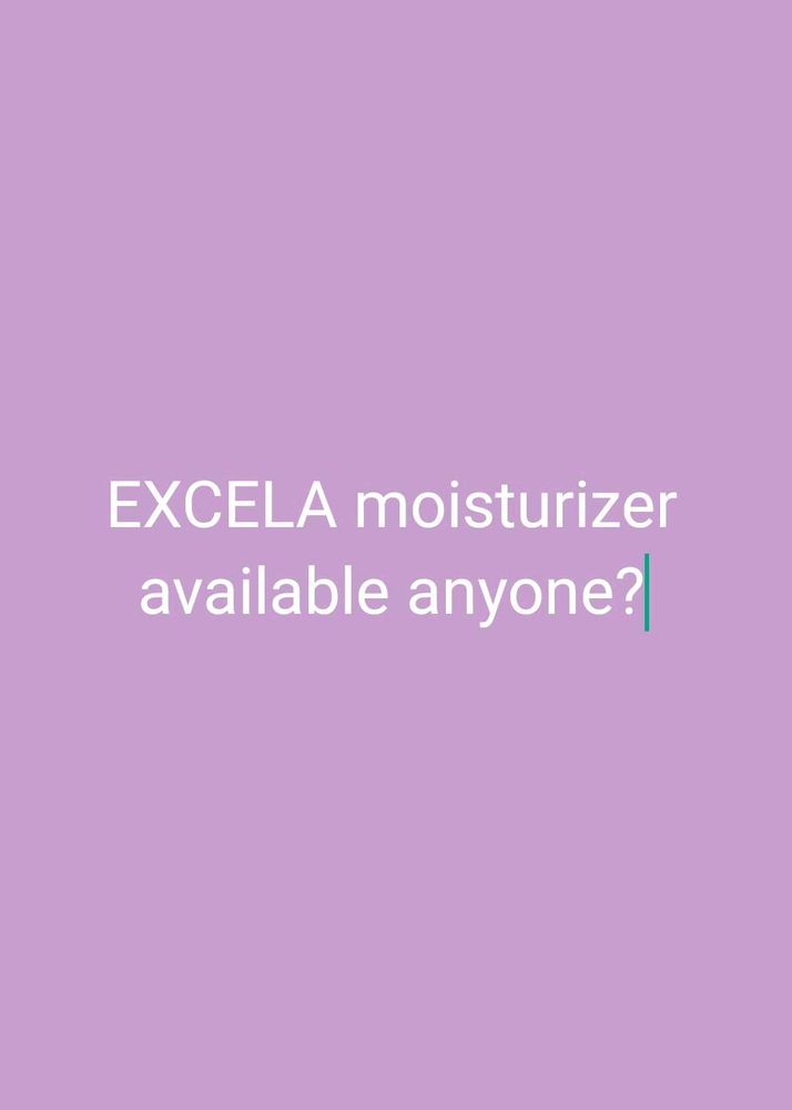 Moisturizer