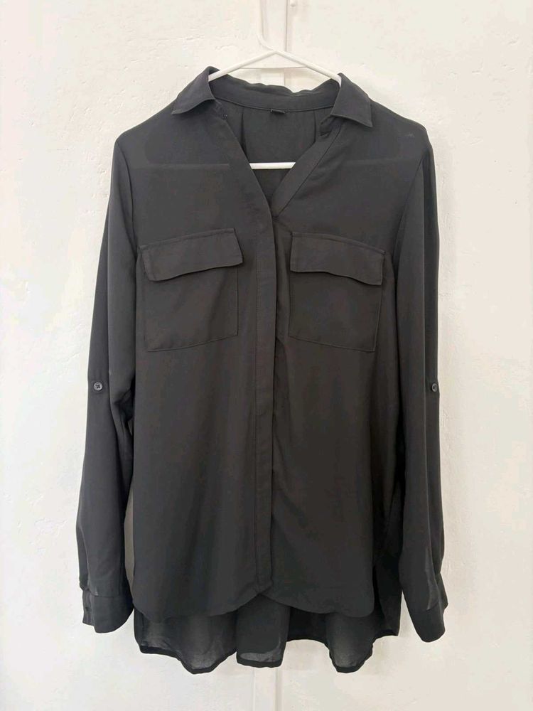 Black Long Sleeve Blouse