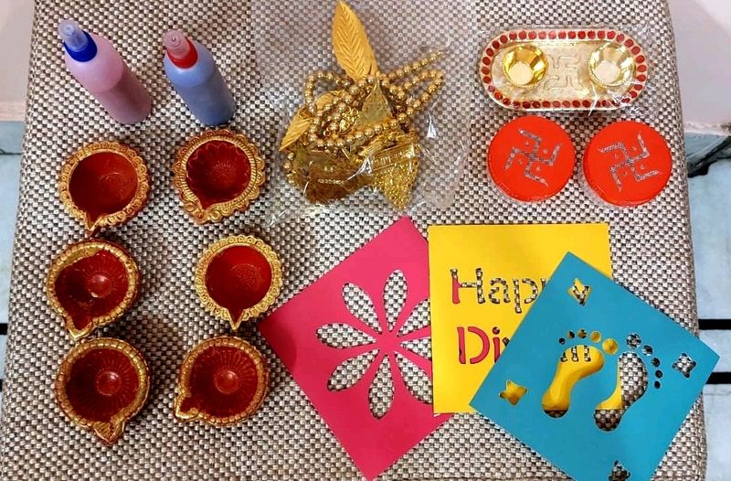 Premium Quality Diwali Diya Set &amp; Decorative Item
