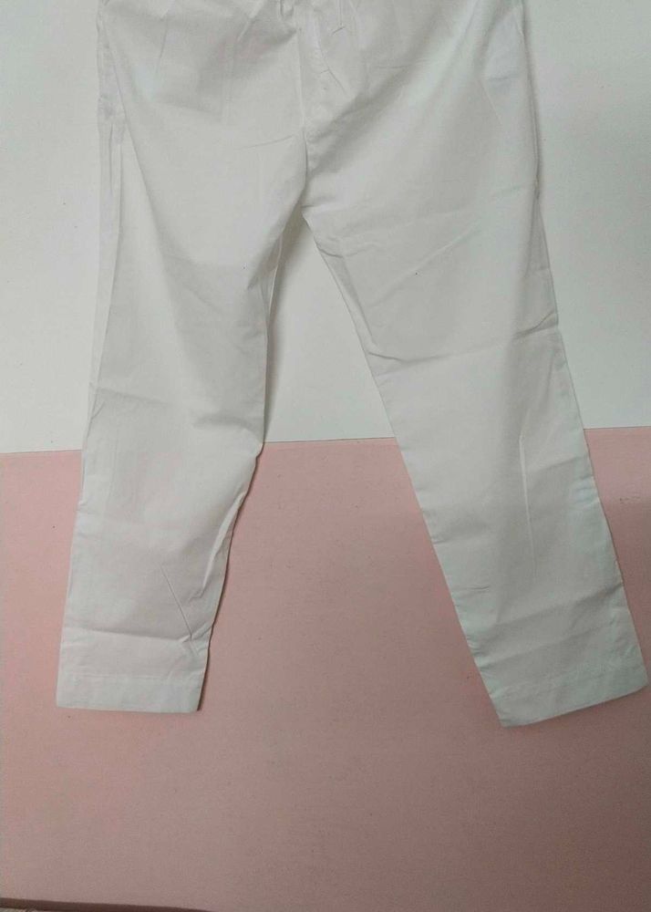 White Ankle Pants