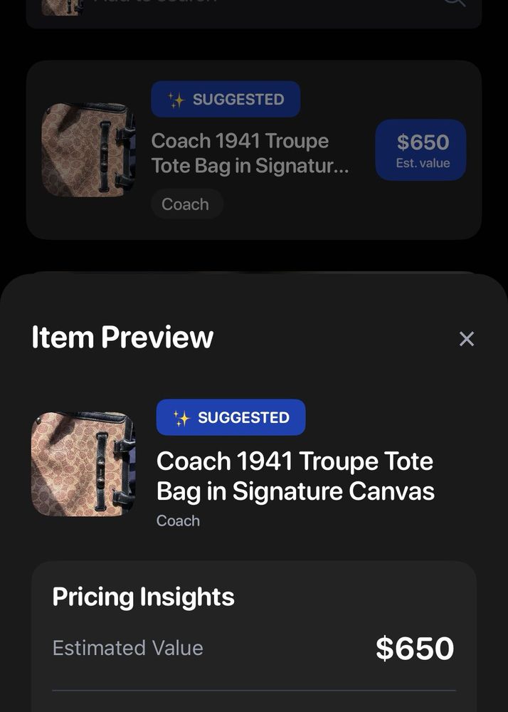 Coach Signature Handbag