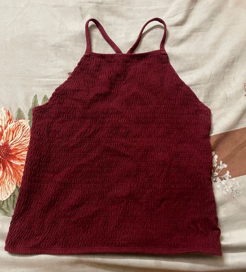 Backless Smocked Tank Top