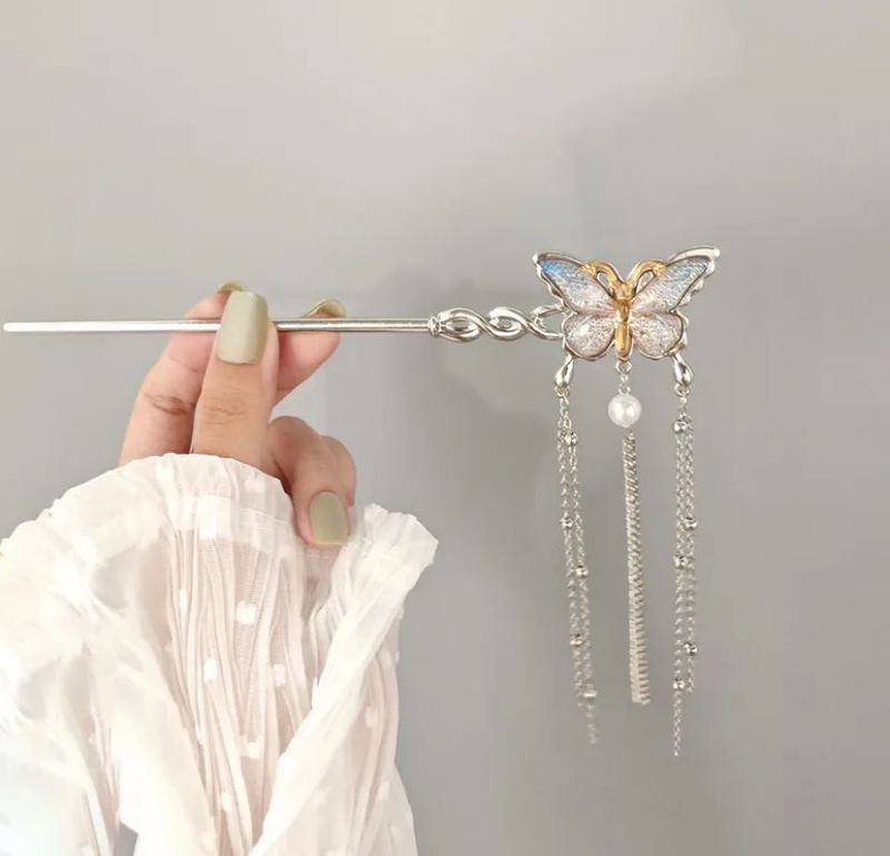 Butterfly Inlay Hair Pin