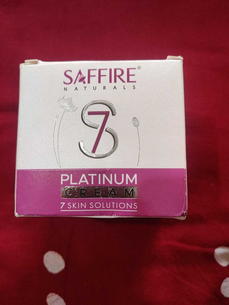 Saffire Naturals Platinum Cream
