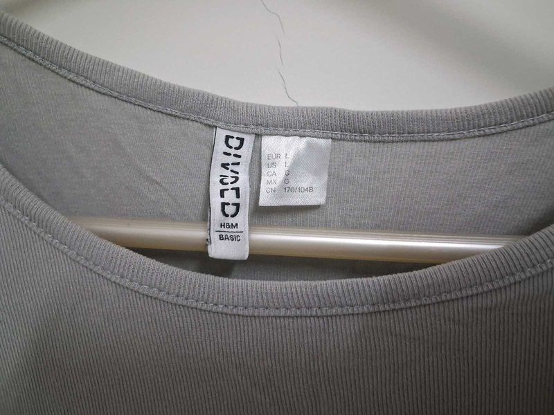 Gray H&amp;M Top