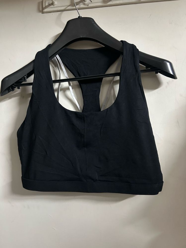 Black Sports Bra