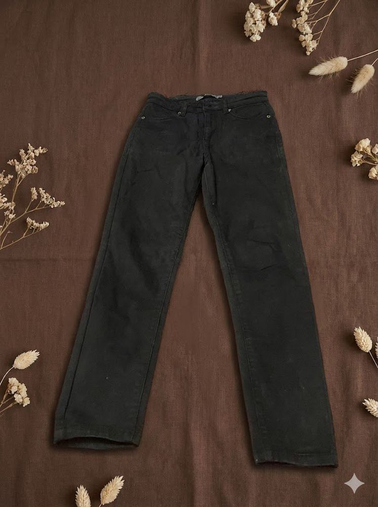 Dark Gray Denim Jeans