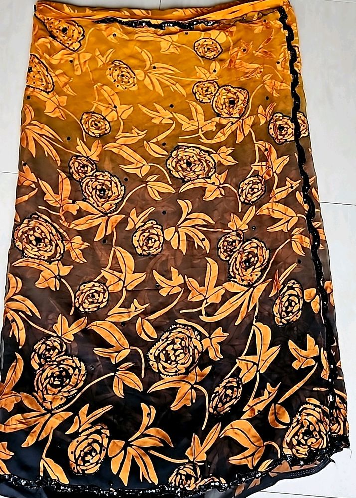 NEW Festive Embroidered Bridal Saree With Blouse