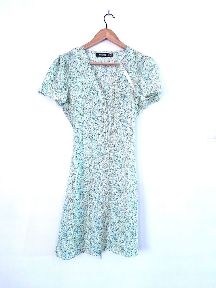 Green Printed Dress (Women&#39;s)