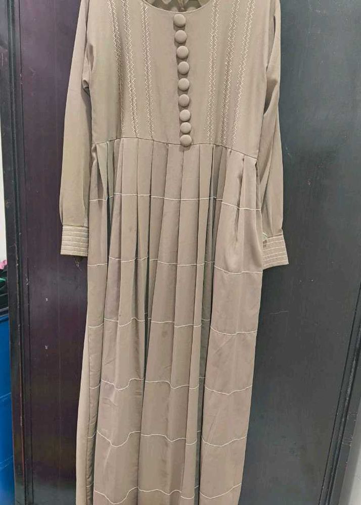 Elegant Brown Burqa Abhaya