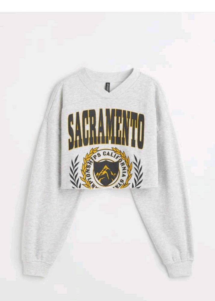 Sacramento  Cropped Sweatshirt