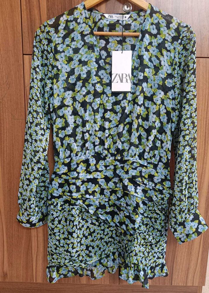 Zara Floral Mini Dress