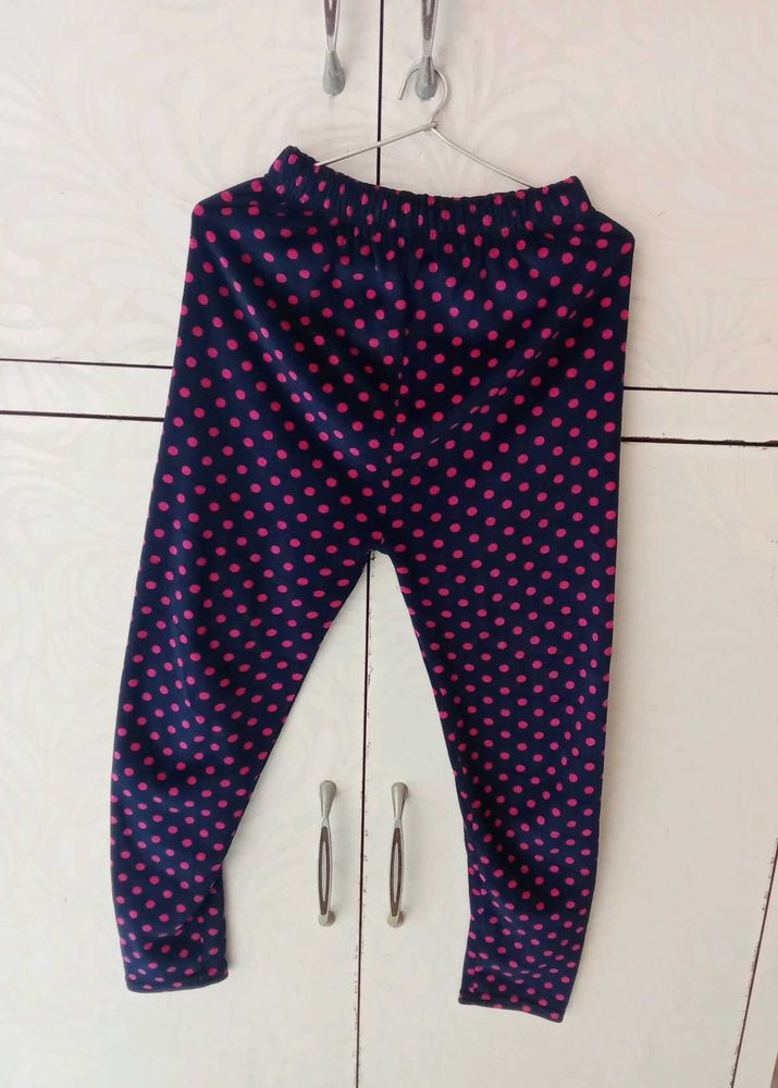Polka Dot Woolen Trousers