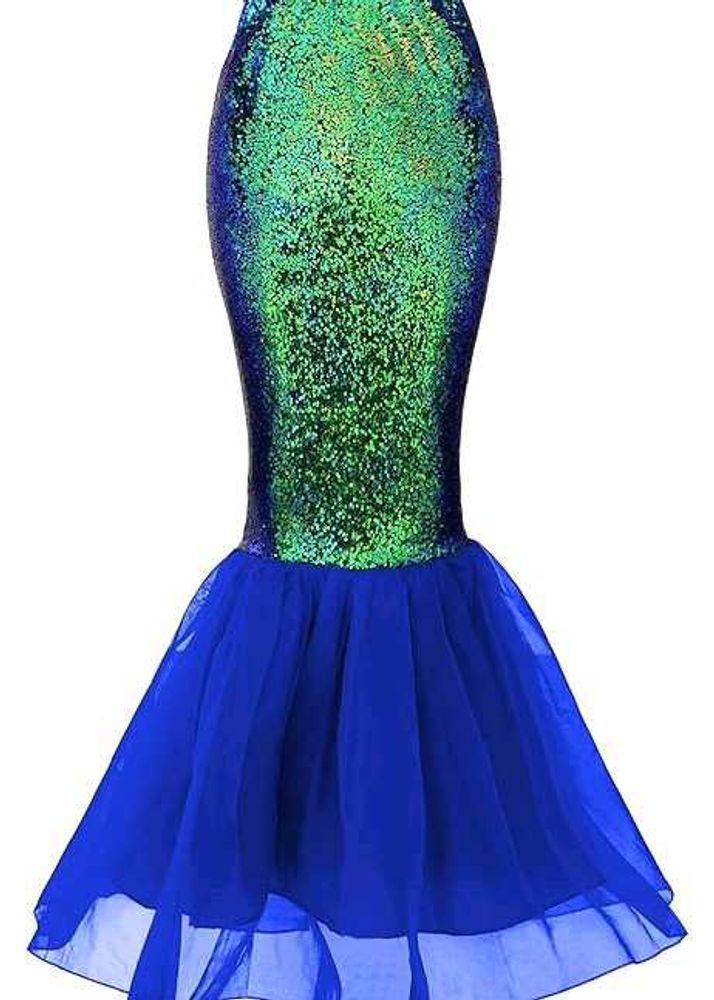 Mermaid Designer Fashion Fish Cut Skirt