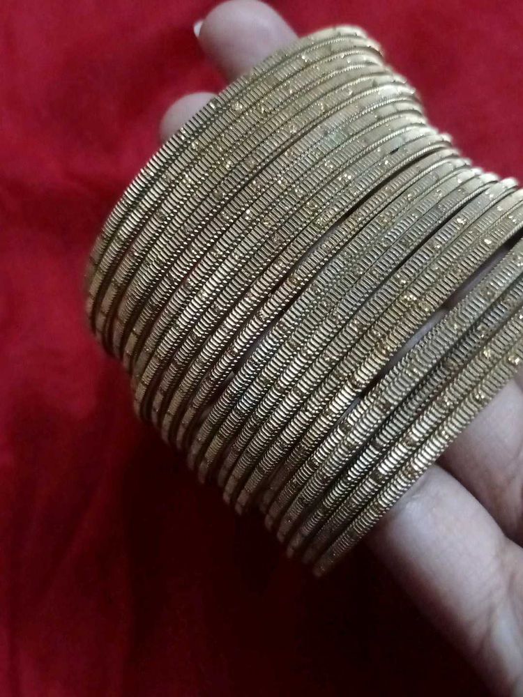 Golden Bangle Set