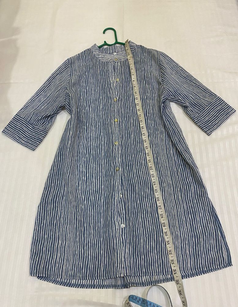 Striped Shirt Dress