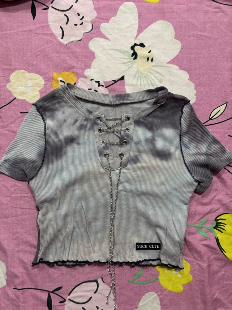 Tie-Dye Crop Top