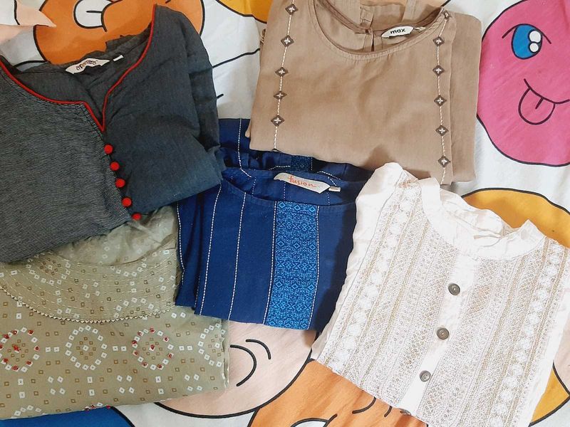 Combo Af Branded Kurtis